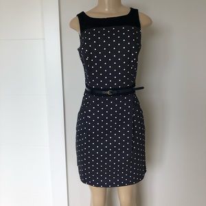 Tommy Hilfiger Navy Poka Dot Dress Women’s size 2